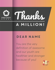 Thank you card templates